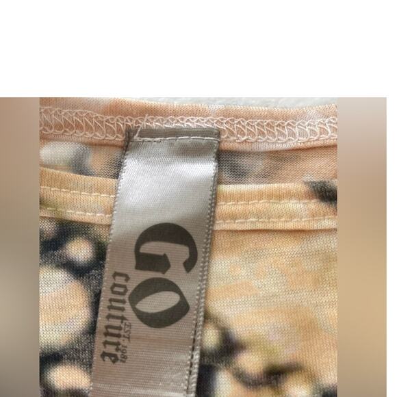 New ~ GO COUTURE ~ Crewneck Printed T-Shirt Made in USA Medium Oversized - Picture 2 of 7